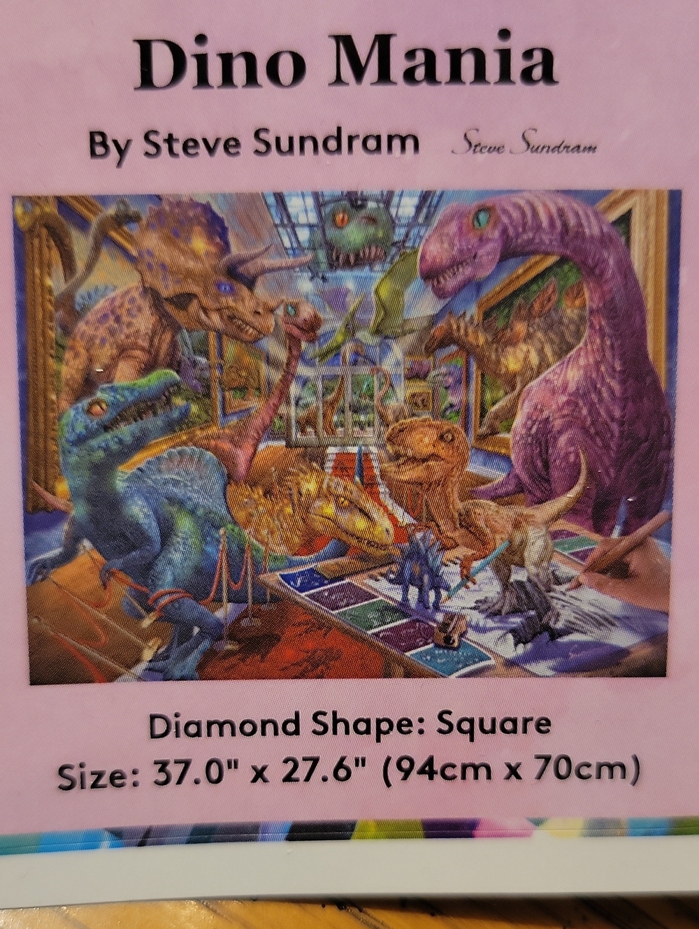 Archived- Diamond Art Club- Dino Mania  By Steve Sundram